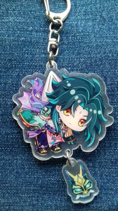 Брелки Геншин импакт Тігнарі, Кадзуха, Скарамуча, Сяо нові