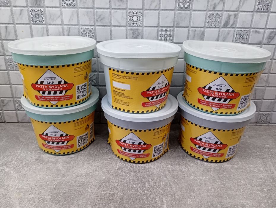 Zestaw pasta do rąk 6x