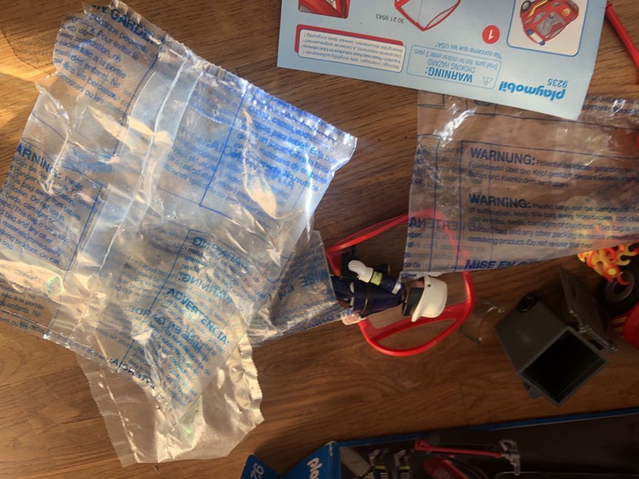 Playmobil 9235 City Action straż pożarna karton stan BDB