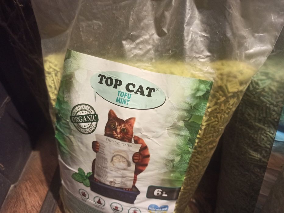 Наполнитель соевый Тоp Cat  2 шт