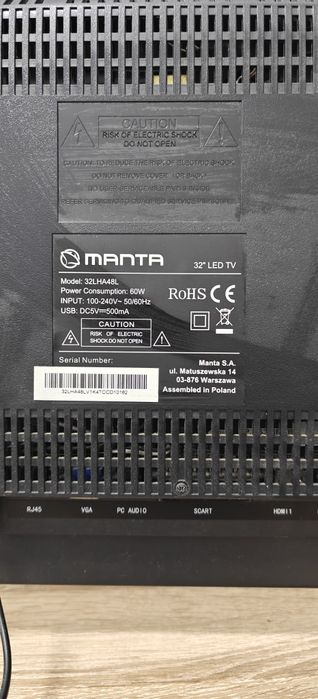 Telewizor smart Manta 32 cale