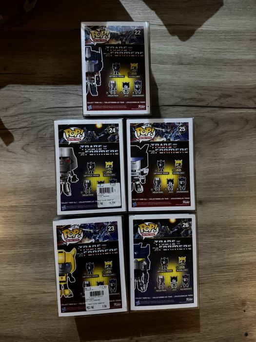 Funko pop stranger things e transformers