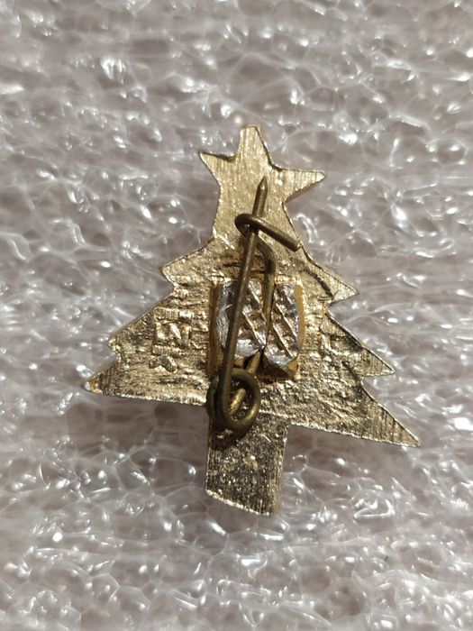 Значок С новым годом. 80х-г