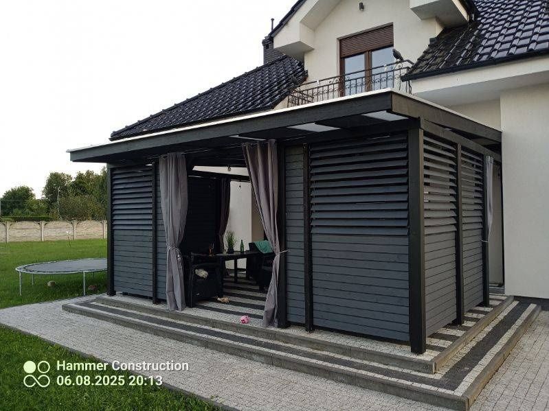 Ruchome deseczki shutters żaluzje ogrodowe