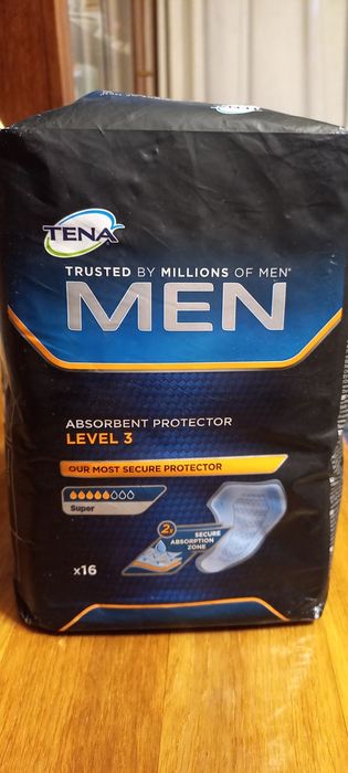 Памперсы-подгузн. мужские"TENA" запечатанные Новые