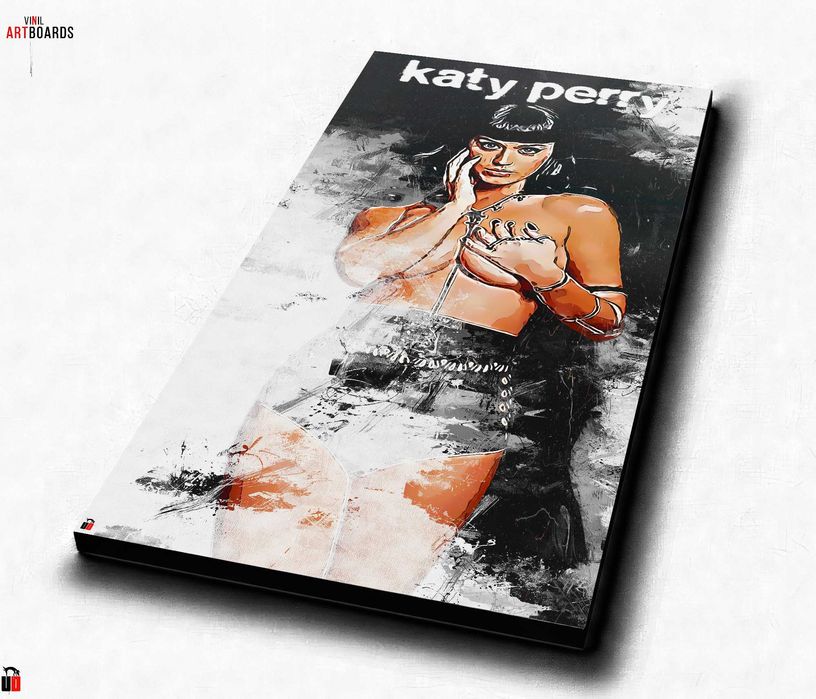 Katy Perry Artboard 80x40cm – Painel Decorativo Pop