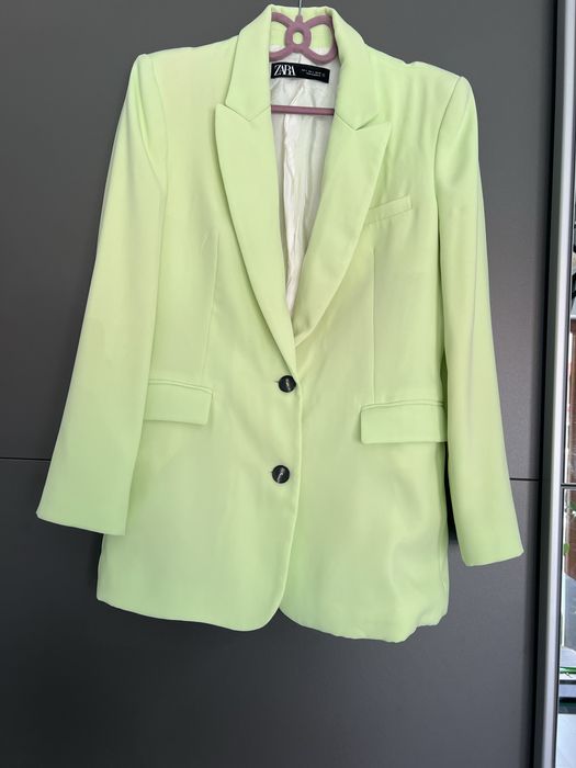 Zara zielona marynarka taliowana  r. L 40