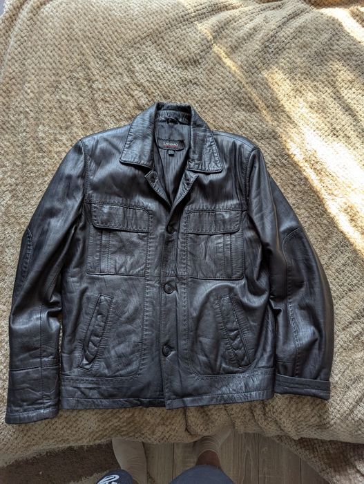 Шкіряна куртка чоловіча