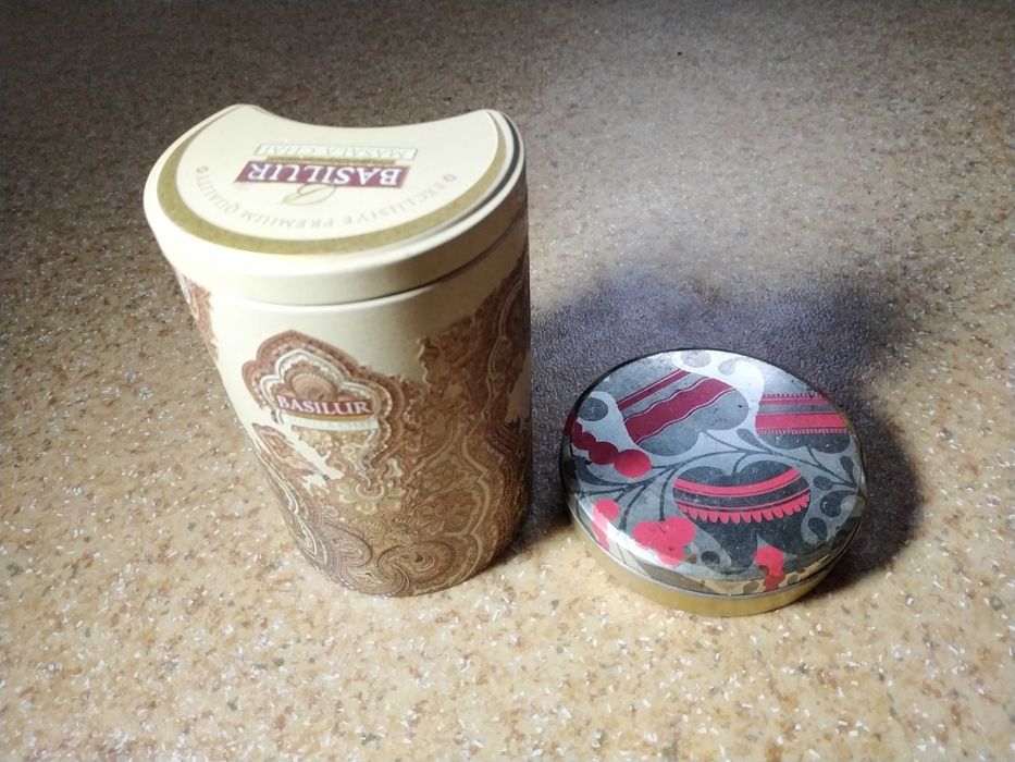 коробка упаковка металлическая жестяная разные