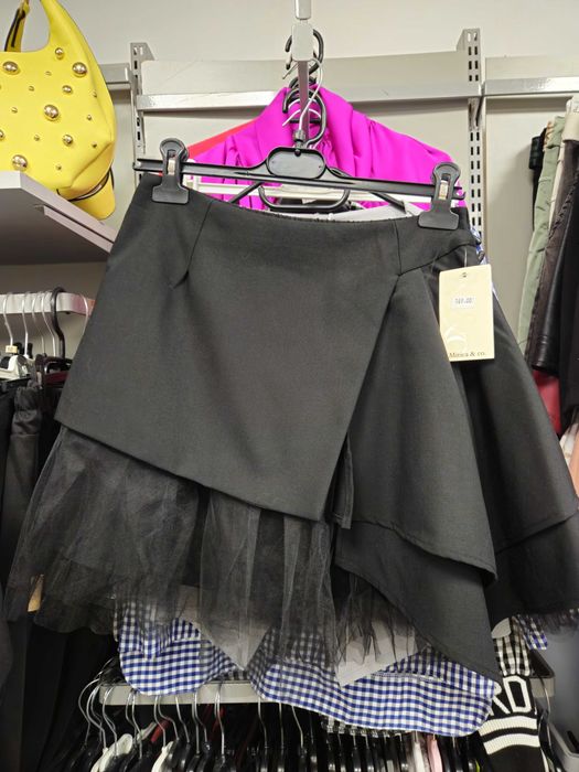 Spódniczka czarna mini tiul M cudo !!!