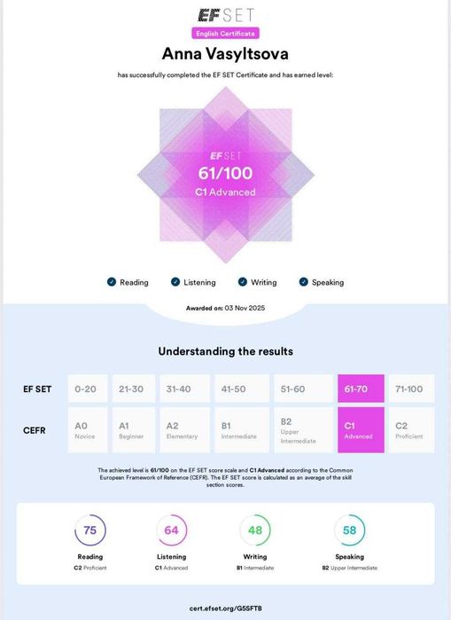 АНГЛІЙСЬКА/франц/НІМЕЦЬКА/Польска/Матем
Перший урок — БЕЗКОШТОВНО!