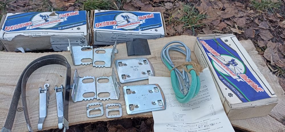 Крепление лыжное на пружинах СССР Лижні кріплення