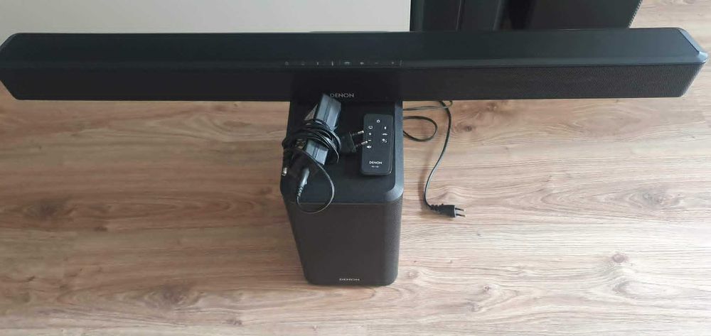 Soundbar Denon DHT S514 Zestaw zasilacz listwa subwoofer pilot