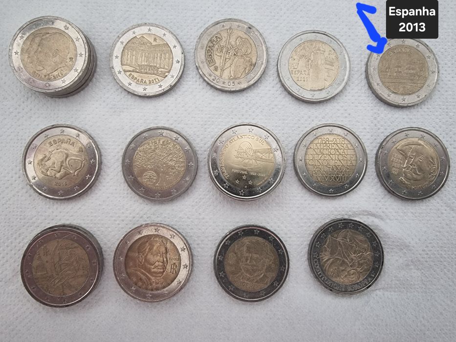 Moedas de 2€ comemorativas