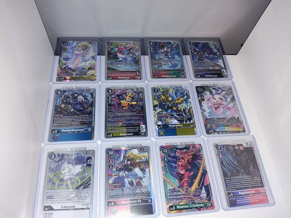 158 kart Digimon CG Holo common top loader