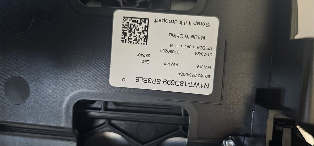 Radio panel wyswietlacz ekran  ford ranger VI nowy oryginał