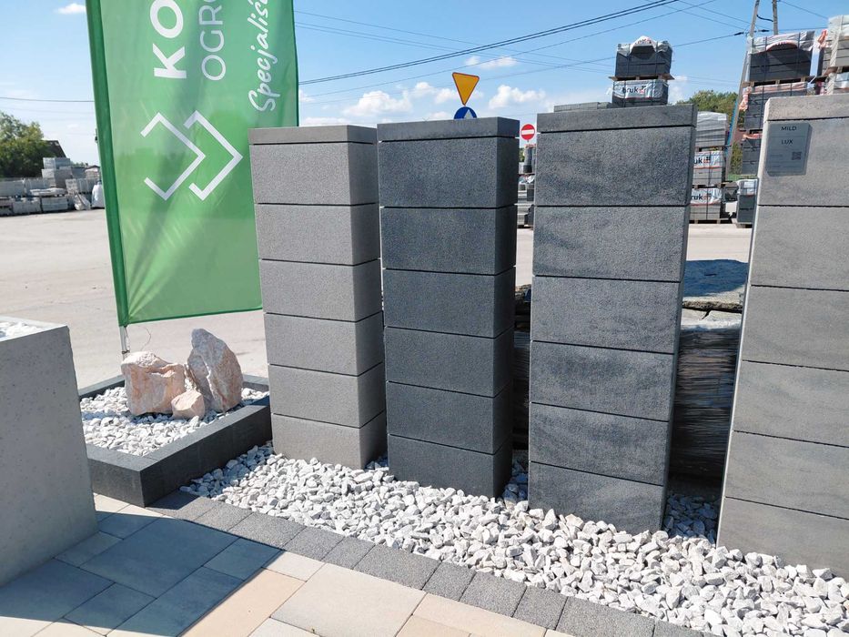 Ogrodzenie Betonowe pustak betonowy bloczek murek atro dostawa gratis