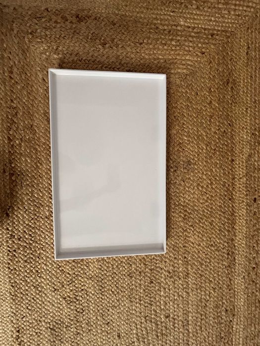 Biała ceramiczna taca / półmisek prostokątny 53x32,5 cm