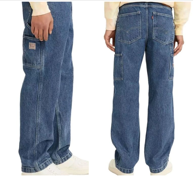 Джинси робочі Levi's Workwear карго Carpenter,W36 L34,сині, L левіс