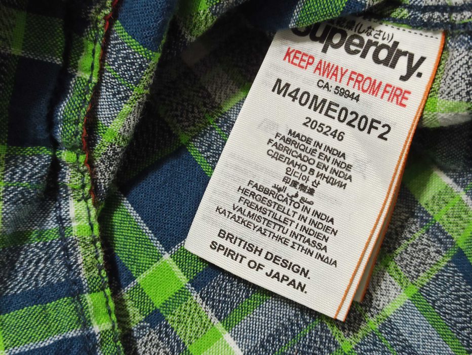Рубашка мужская Superdry