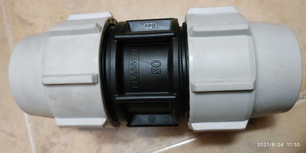 Złączka PE fi 50 Plasson