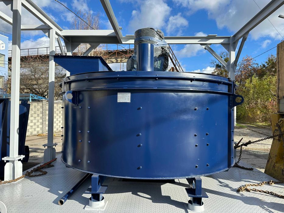 Бетономішалка ГК МОНОЛІТ-1200. Промисловий Міксер Бетону. Виробництво