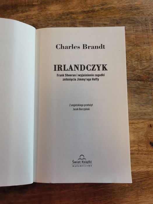 Irlandczyk. Charles Brandt