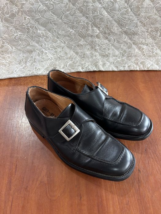Чоловічі шкіряні туфлі,ітвлійського бренду GIO-ELIO 42p