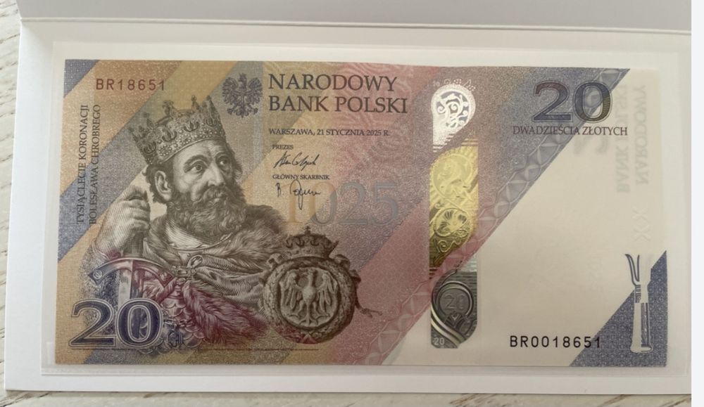 20 zł tysiąclecie koronacji Boleslawa Chrobrego