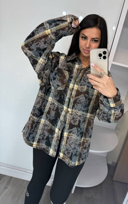 Сорочка байка в клітинку 42-52