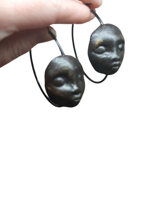 Серьги в африканском стиле   ручна робота