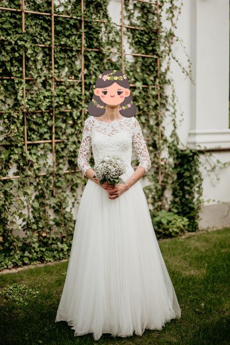 Suknia ślubna rustykalna, Boho