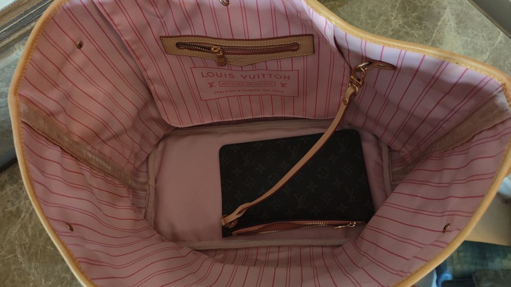 Torebka neverfull skóra naturalna shopperka duża