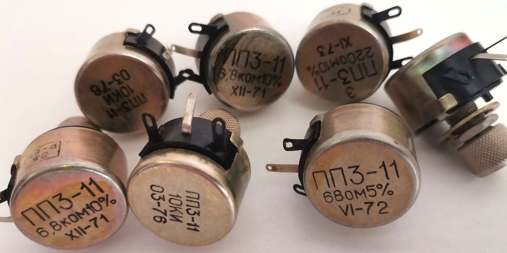 Резисторы  ПП3-11  1971-76 год