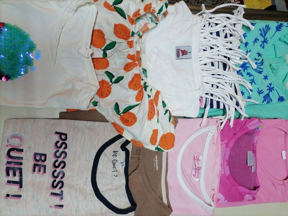 Lote de roupa de menina