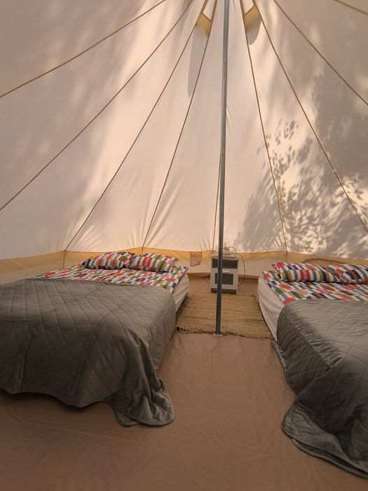 Brzozowisko. Glamping, namiot, Wiele, Kaszuby, balia, balia ogrodowa, jacuzzi, nocleg  na Kaszubach, jezioro Wielewskie. Nowość