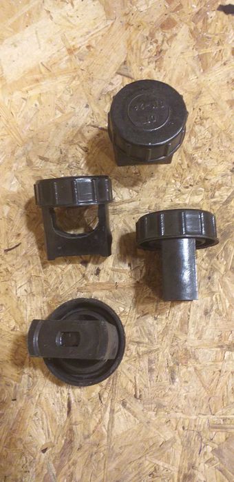 Uchwyt om 24 bakelit bakelitowy  loft prl mocowanie przewodu