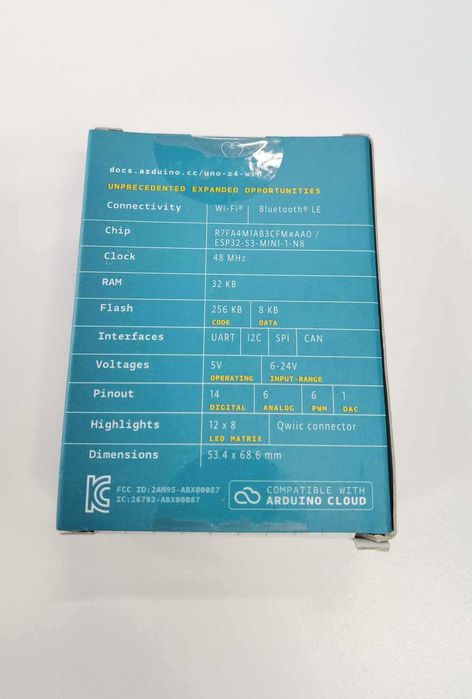 Arduino Uno R4 WiFi, nowe, oryginalne