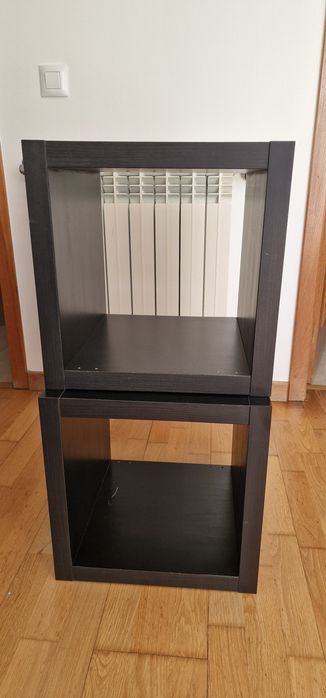 Cubo estante Kallax IKEA preto