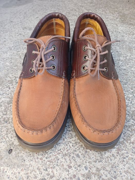 Чоловічі шкіряні туфлі  топсайдери  Camel boots,  43 розміру  устілка  28 см.