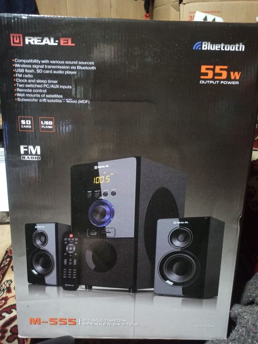 Аккустика компьютерная Real-El M-555. 55w