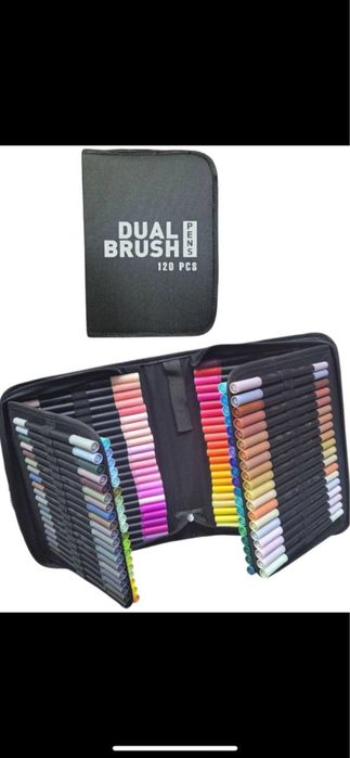 Набір акварельних двосторонніх маркерів