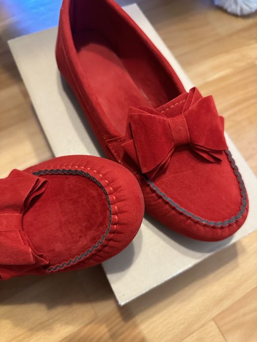 Стильные мокасины под замш новые