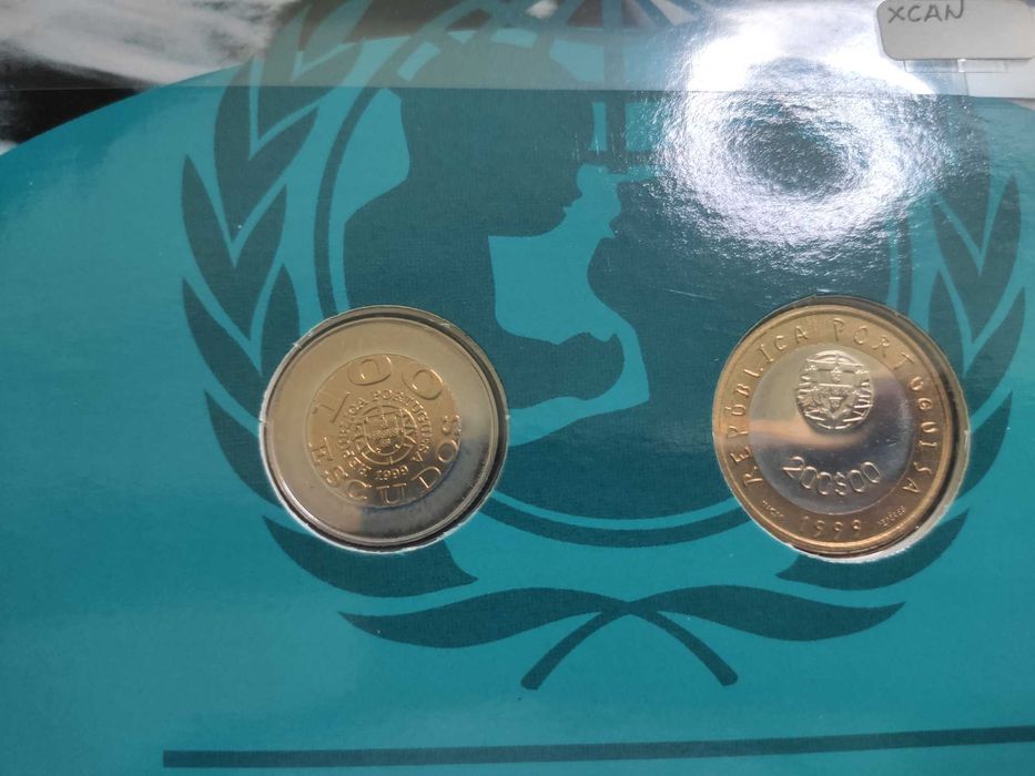Moedas Escudos em carteira BNC 1999