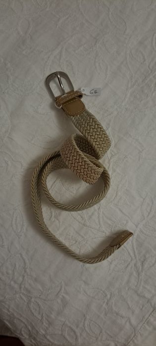 Cinto bege 80 cm com elástico