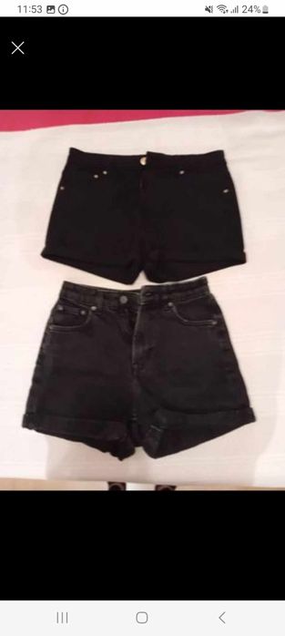 Camisolas mini saias e calções