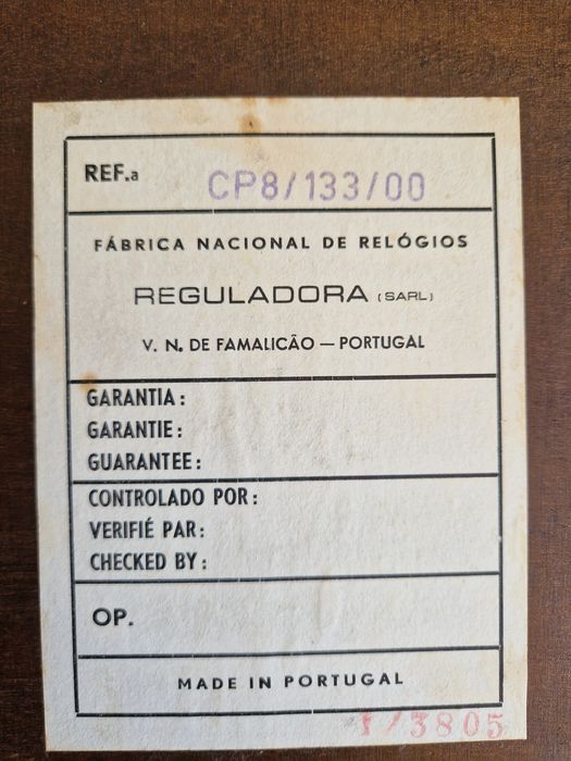 Relógio Cavalinho - Reguladora