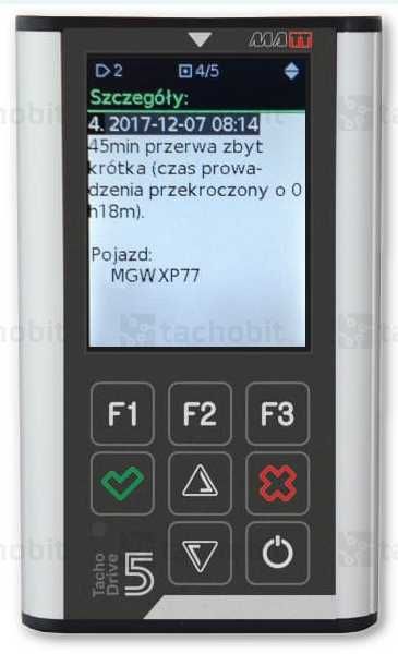 Czytnik kart kierowcy tachografu analiza TachoDrive5 PRO + terminal