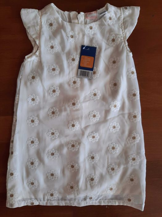 Sukienka biała krem NOWA chrzest wesele