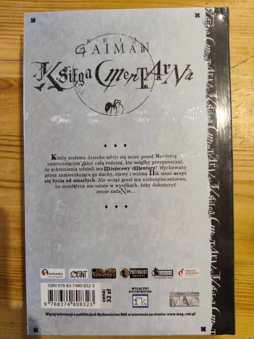 Niel Gaiman - Księga Cmentarna folia